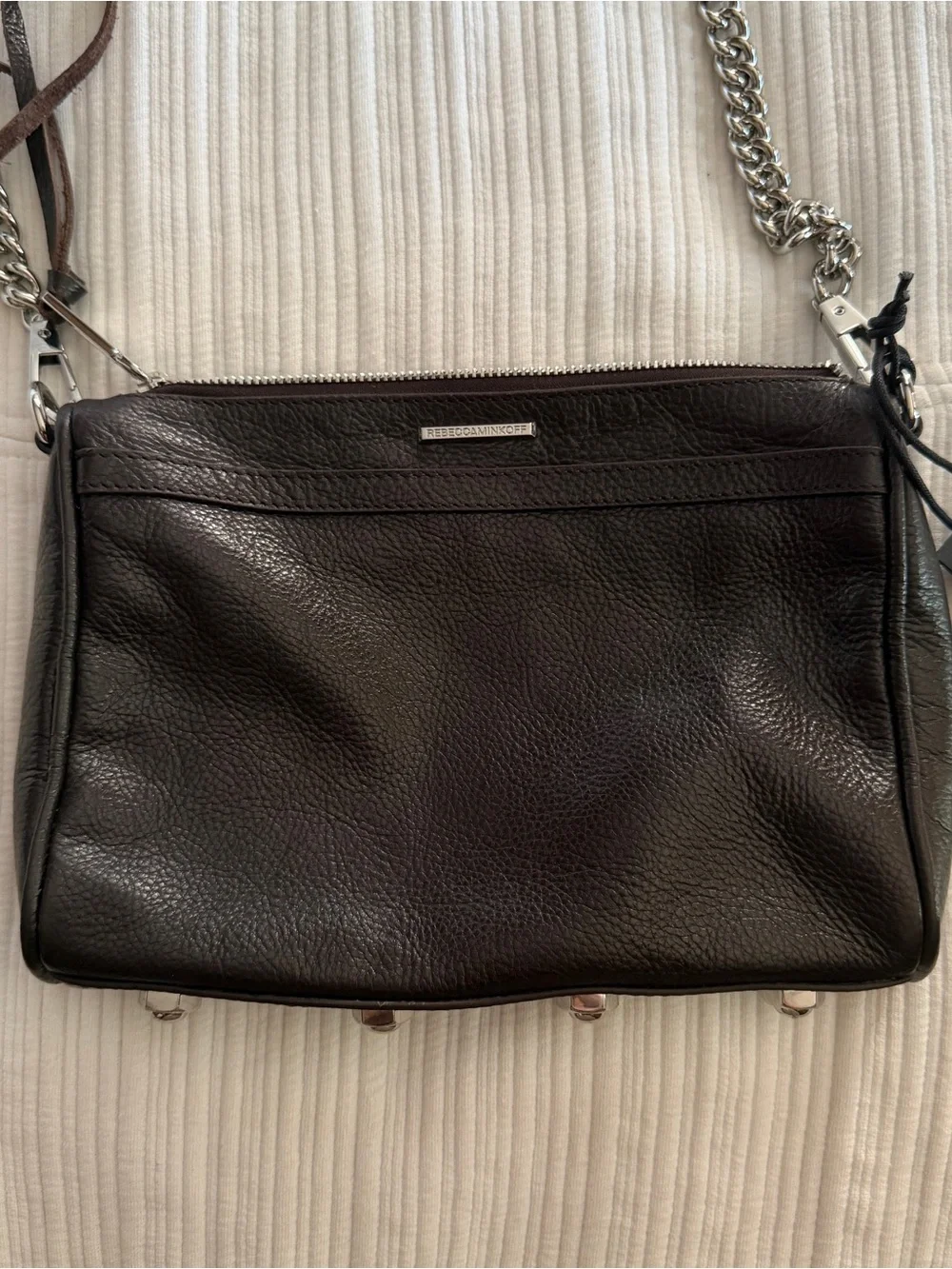 NWT Rebecca Minkoff Mini Mac Brown